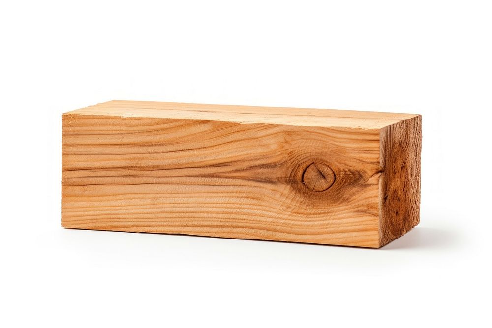 Wood box white background simplicity. AI generated Image by rawpixel.