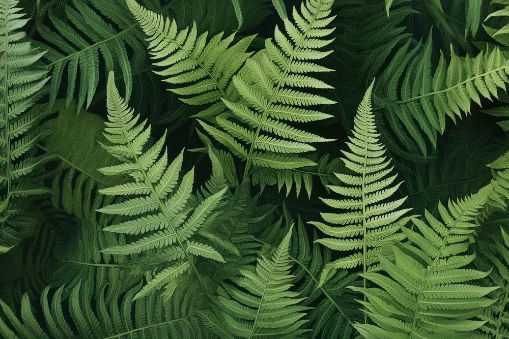 Fern pattern plant leaf. AI generated Image by rawpixel.