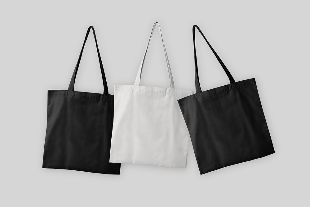 Tote bags, textile design photo