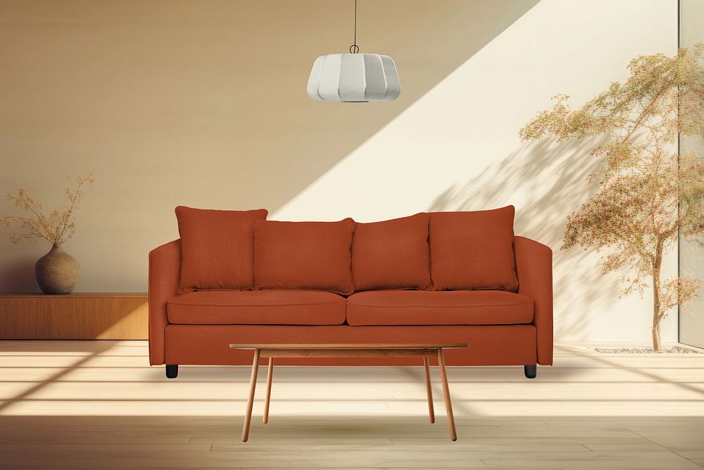 Contemporary living room, interior design photo
