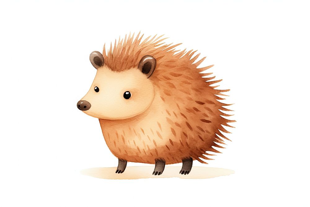 Hedgehog cartoon mammal animal. AI | Free Photo Illustration - rawpixel