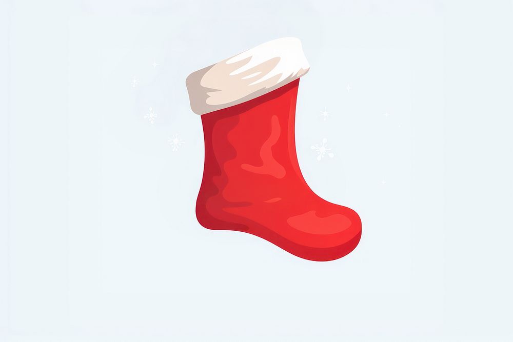 Santa sock christmas footwear clothing. AI generated Image by rawpixel.