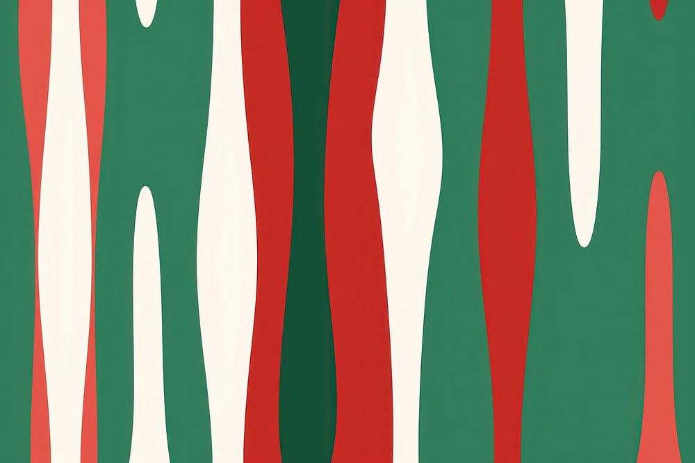 Pattern green red art. AI generated Image by rawpixel.