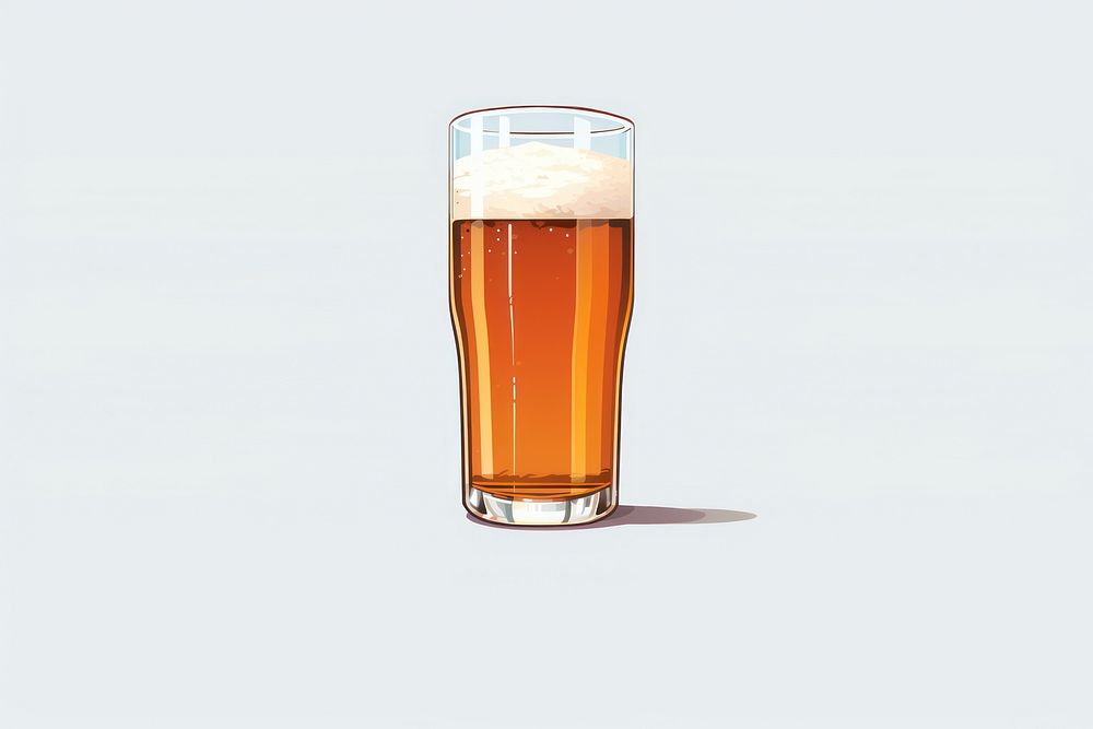 Glass beer bottle drink. AI generated Image by rawpixel.