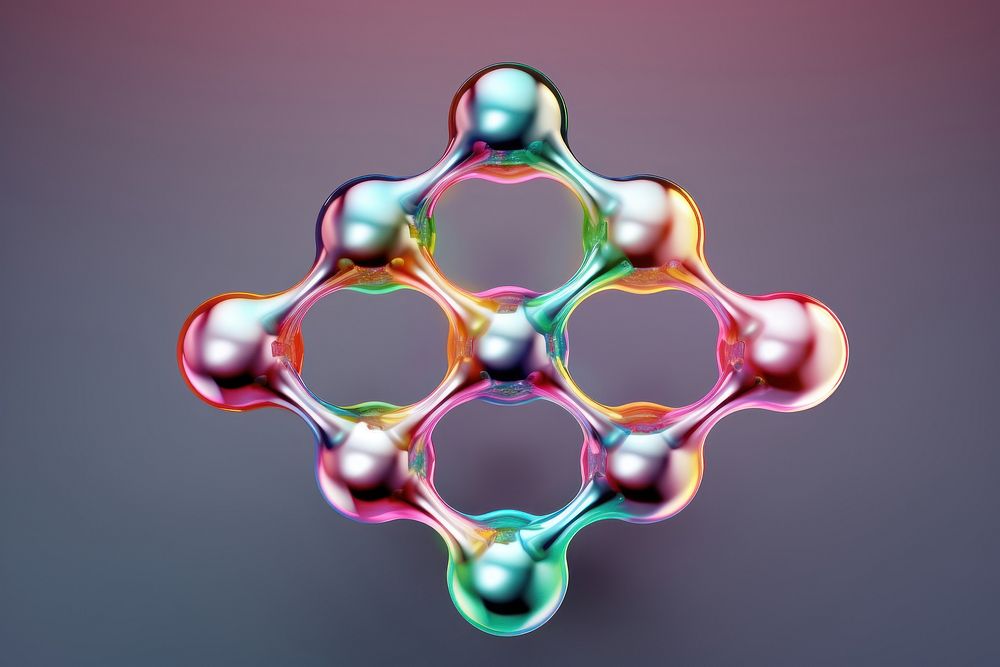 PNG Molecular shape jewelry pattern sphere. AI generated Image by rawpixel.