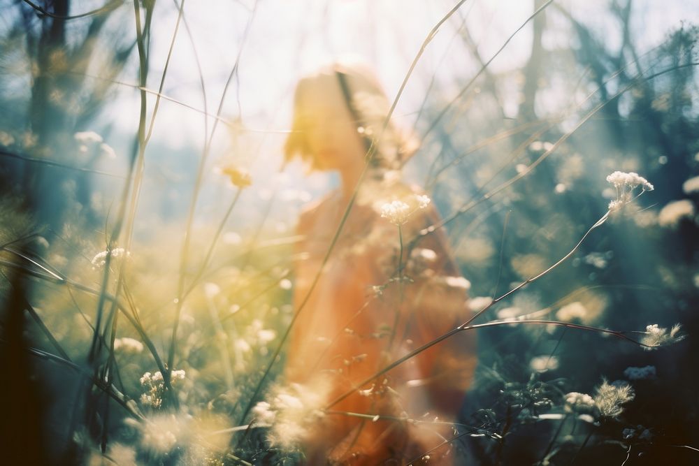 Spring scenes photography sunlight portrait. AI generated Image by rawpixel.