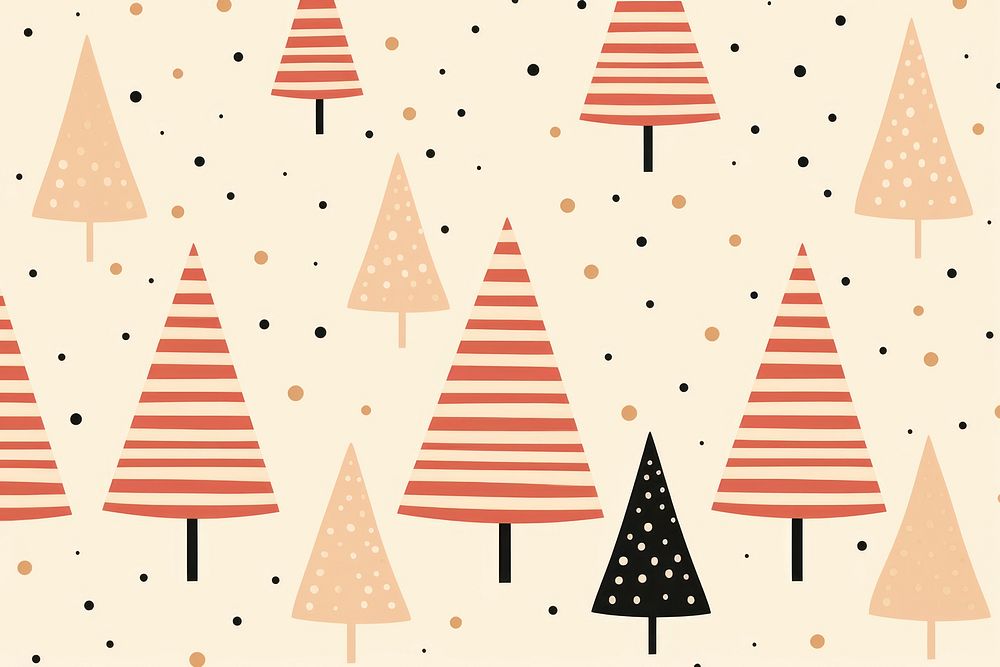 Cute christmas tree wallpaper pattern winter nature. AI generated Image by rawpixel.