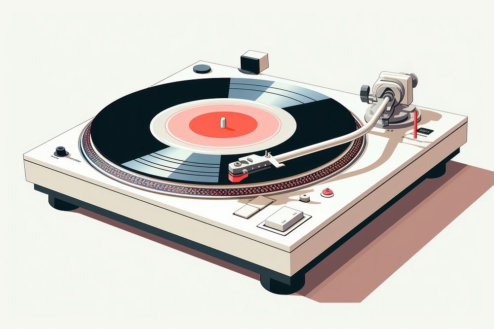 Electronics turntable noise gramophone. AI generated Image by rawpixel.