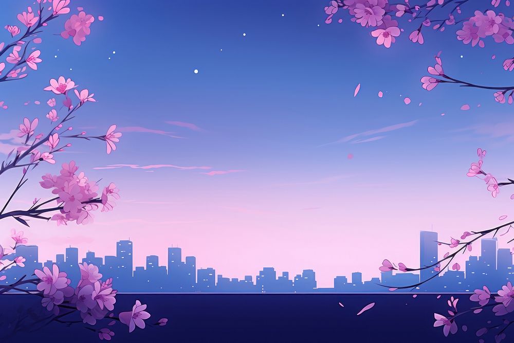 A spring backdrop architecture landscape cityscape. AI generated Image by rawpixel.