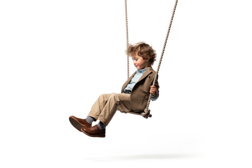 Swing sitting child toy. AI generated Image by rawpixel.