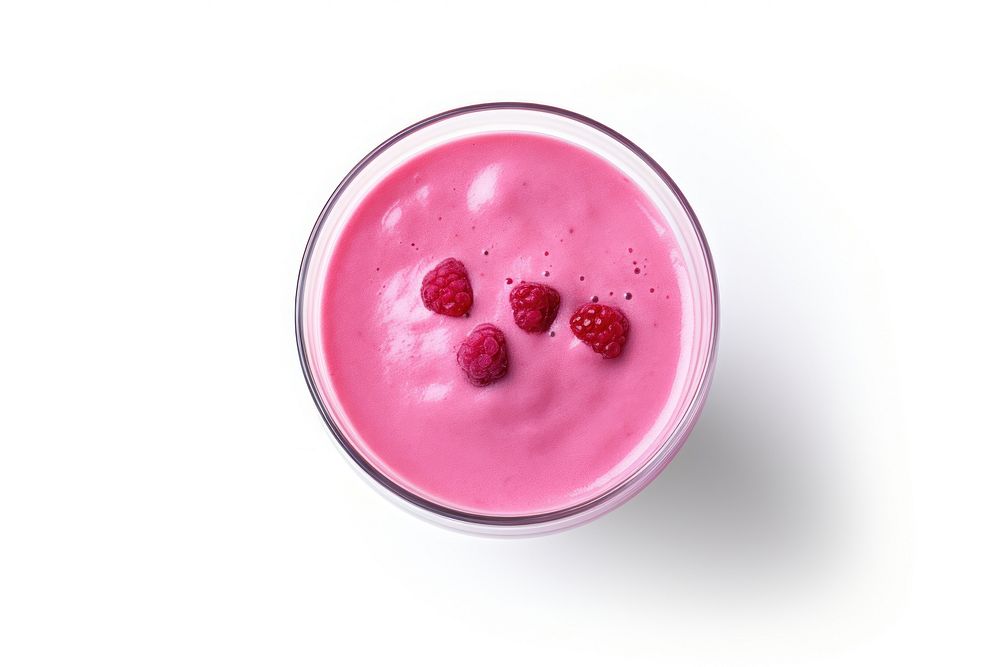 Smoothie raspberry dessert fruit. AI generated Image by rawpixel.