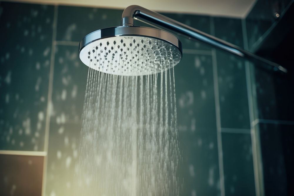 Showerhead bathroom showering hygiene. AI generated Image by rawpixel.