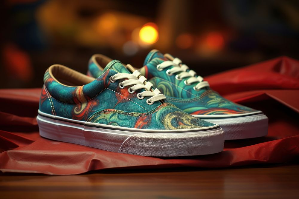 Canvas shoes footwear fashion decoration. AI generated Image by rawpixel.