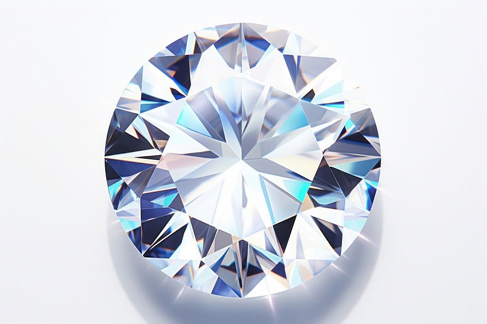 Dazzling diamond color white gemstone jewelry accessories. AI generated Image by rawpixel.