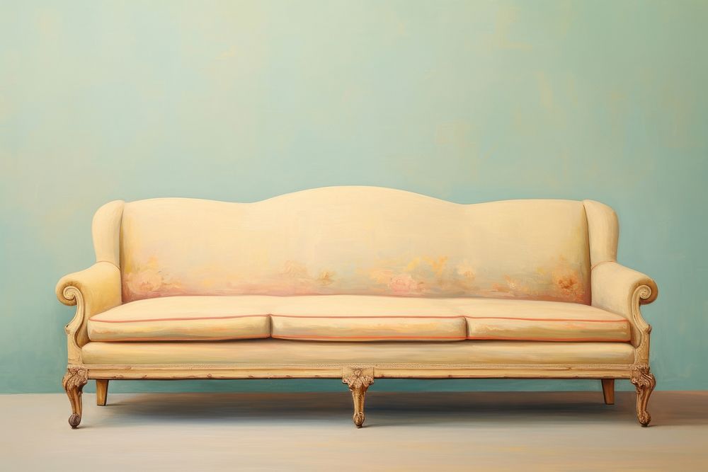 Modern suburb sofa furniture pillow architecture. AI generated Image by rawpixel.