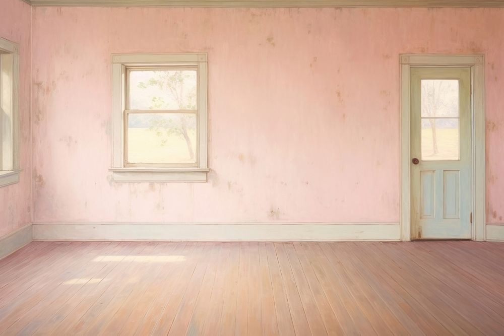 A empty suburb house room backgrounds flooring old. 