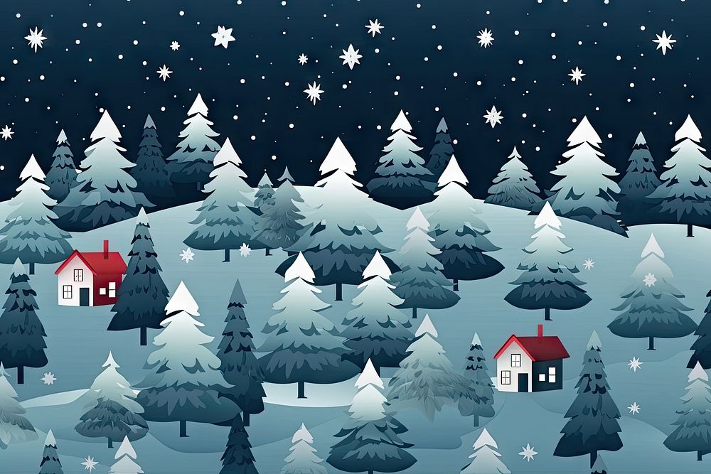 Christmas wallpaper backgrounds outdoors pattern. AI generated Image by rawpixel.