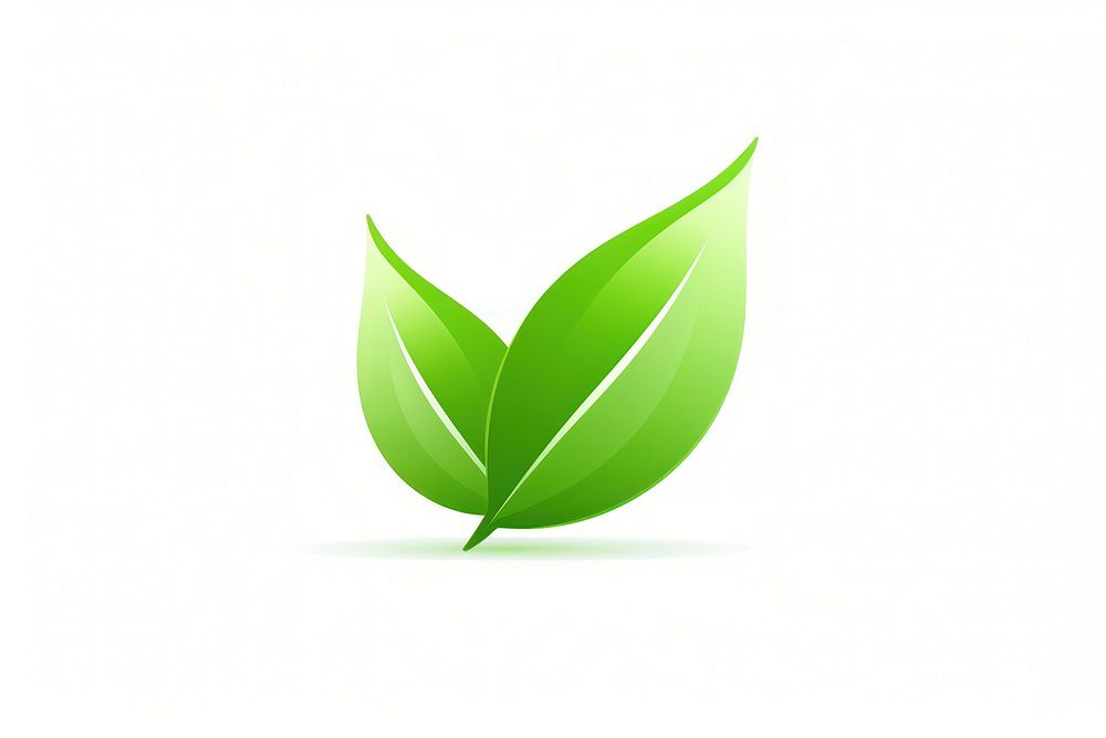 Green leaf green plant logo. AI generated Image by rawpixel.