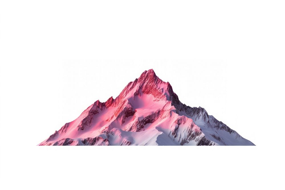 Mountain outdoors nature white background. AI generated Image by rawpixel.