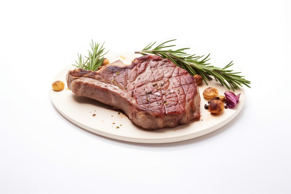 Florentine steak meat beef food. Free Photo rawpixel