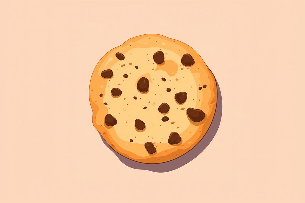 Cookie food confectionery breakfast. AI generated Image by rawpixel.
