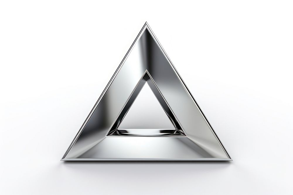 PNG Triangle shape white background jewelry. AI generated Image by rawpixel.