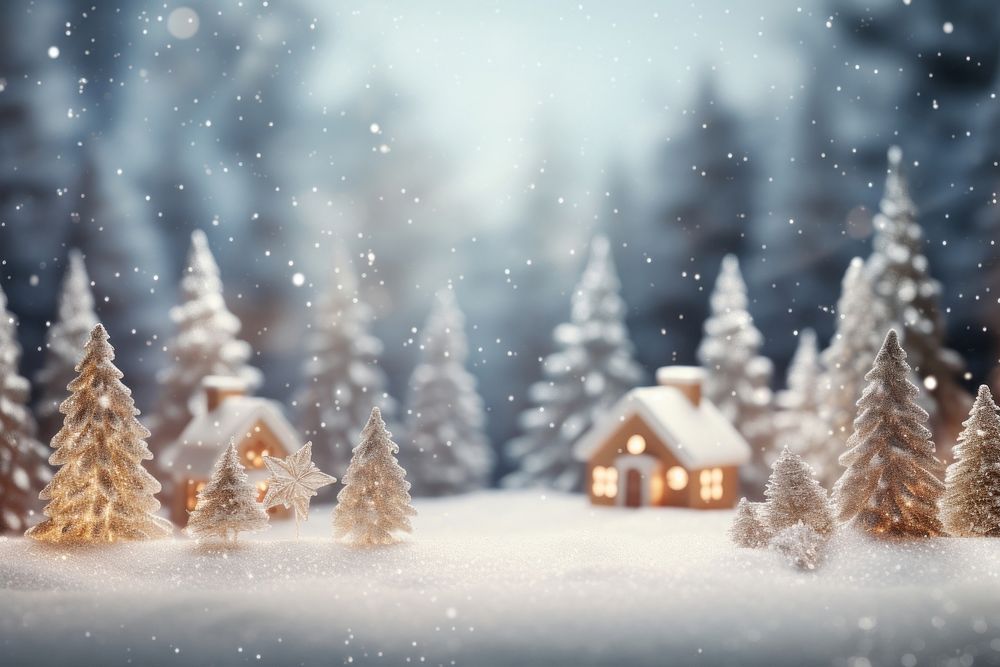 Christmas celebration christmas outdoors winter. AI generated Image by rawpixel.