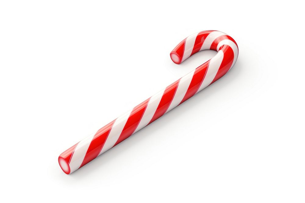 Candy cane confectionery white background lollipop. AI generated Image by rawpixel.