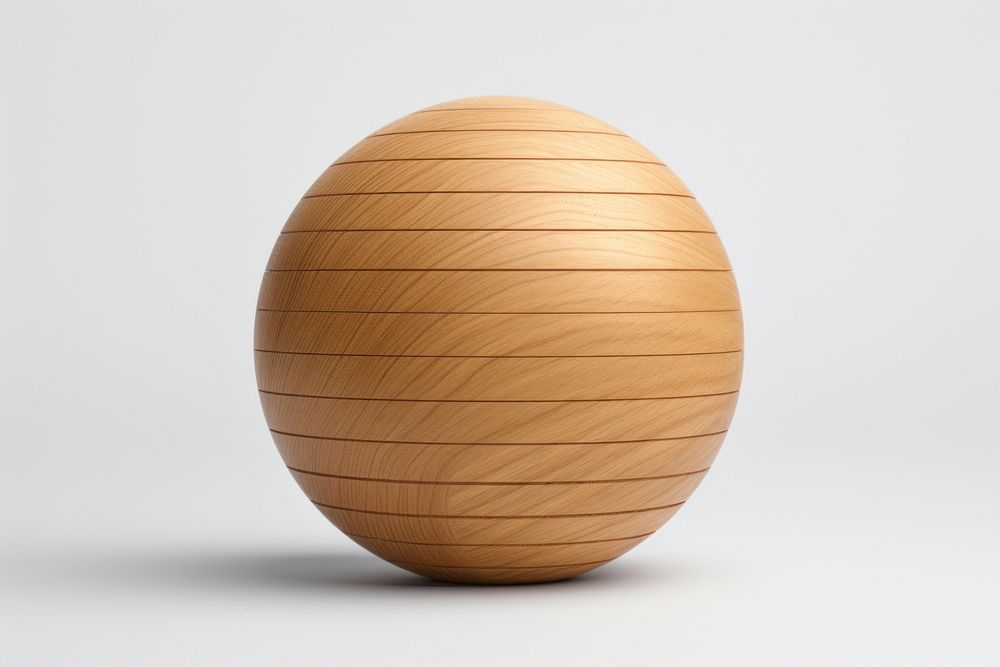 PNG Sphere shape wood egg white background. AI generated Image by rawpixel.