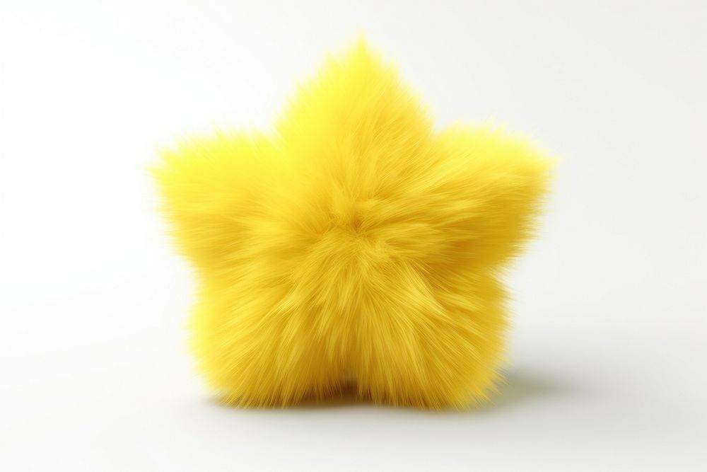 PNG Star shape mammal yellow fur. AI generated Image by rawpixel.