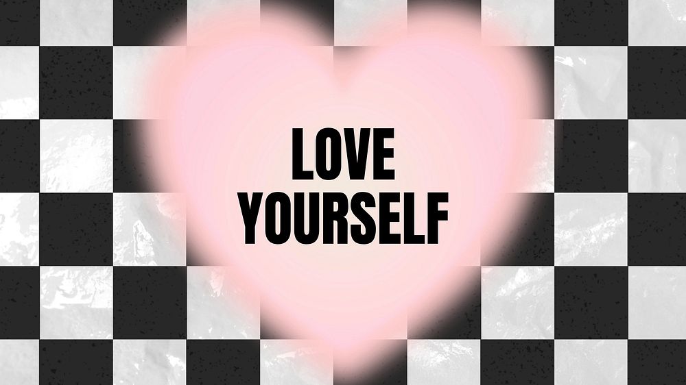 Love yourself blog banner template