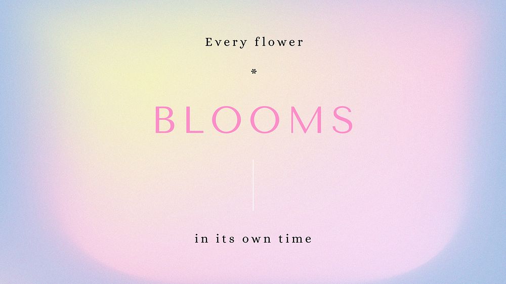 Flower quote blog banner template
