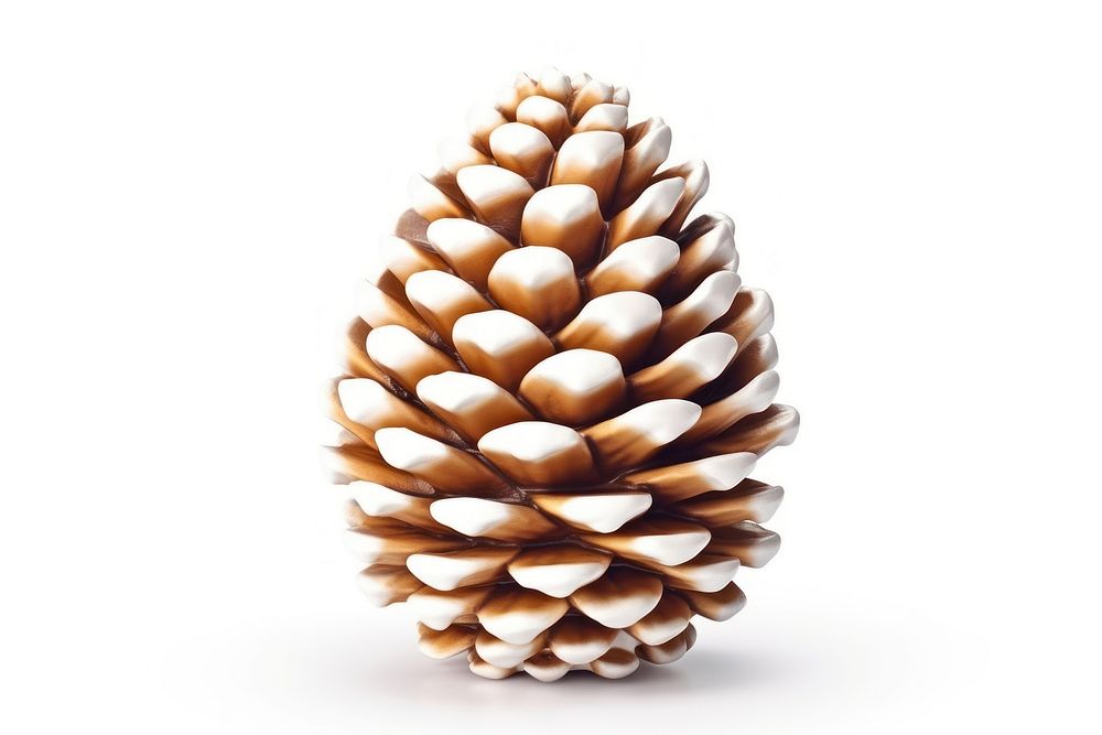 3d cartoon pine cone plant tree pill. AI generated Image by rawpixel.