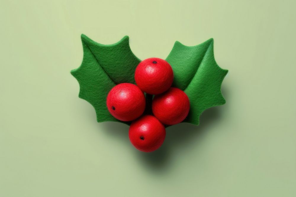 Holly berry plant leaf food. AI generated Image by rawpixel.