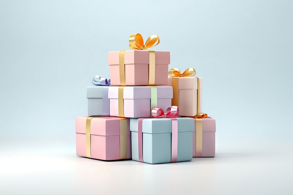 Gift boxes celebration anniversary decoration. AI generated Image by rawpixel.