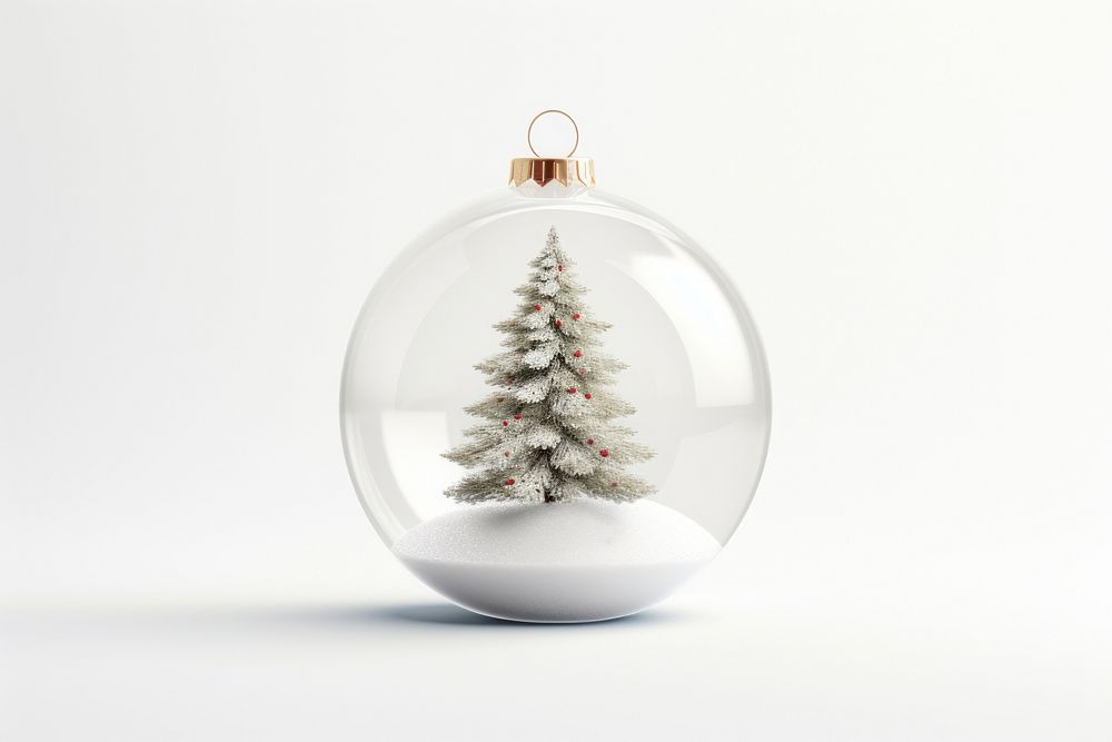 Christmas ornament christmas white tree. AI generated Image by rawpixel.
