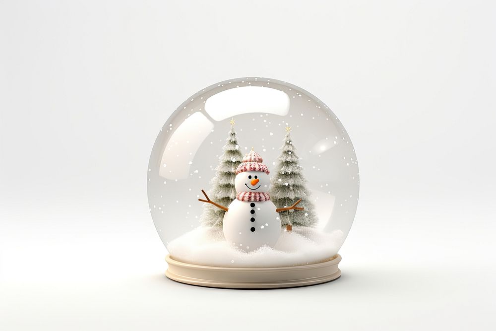 Christmas snowman winter christmas ornament. AI generated Image by rawpixel.