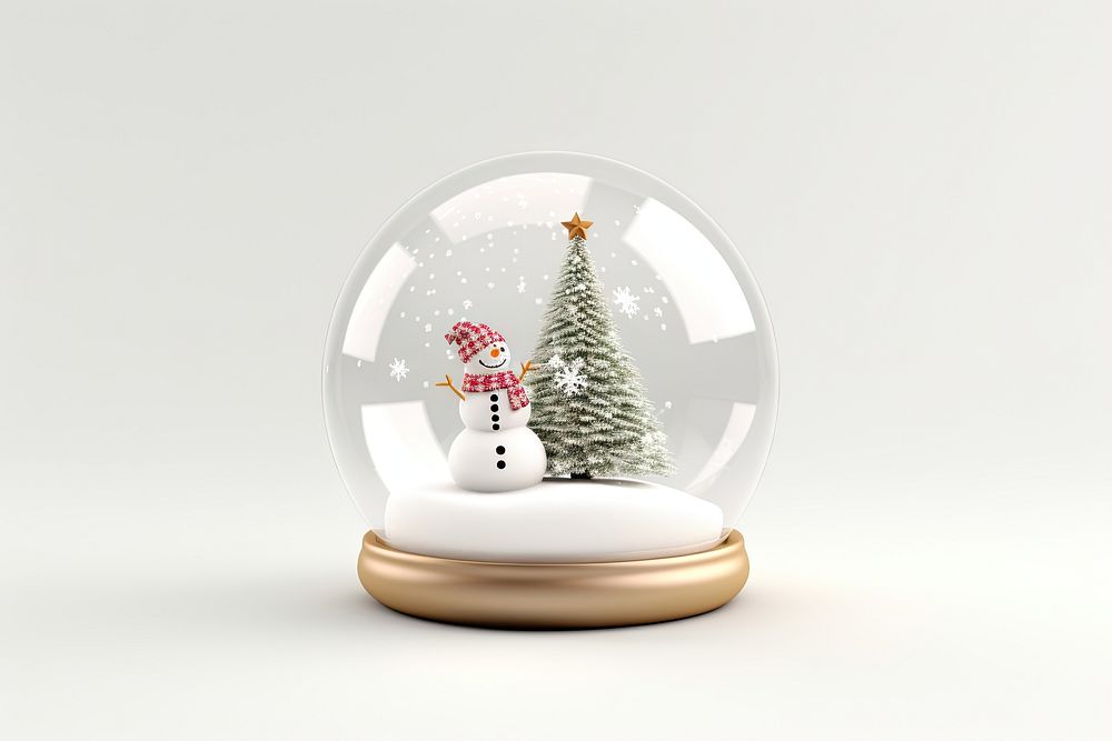 Christmas snow snowman winter. AI generated Image by rawpixel.