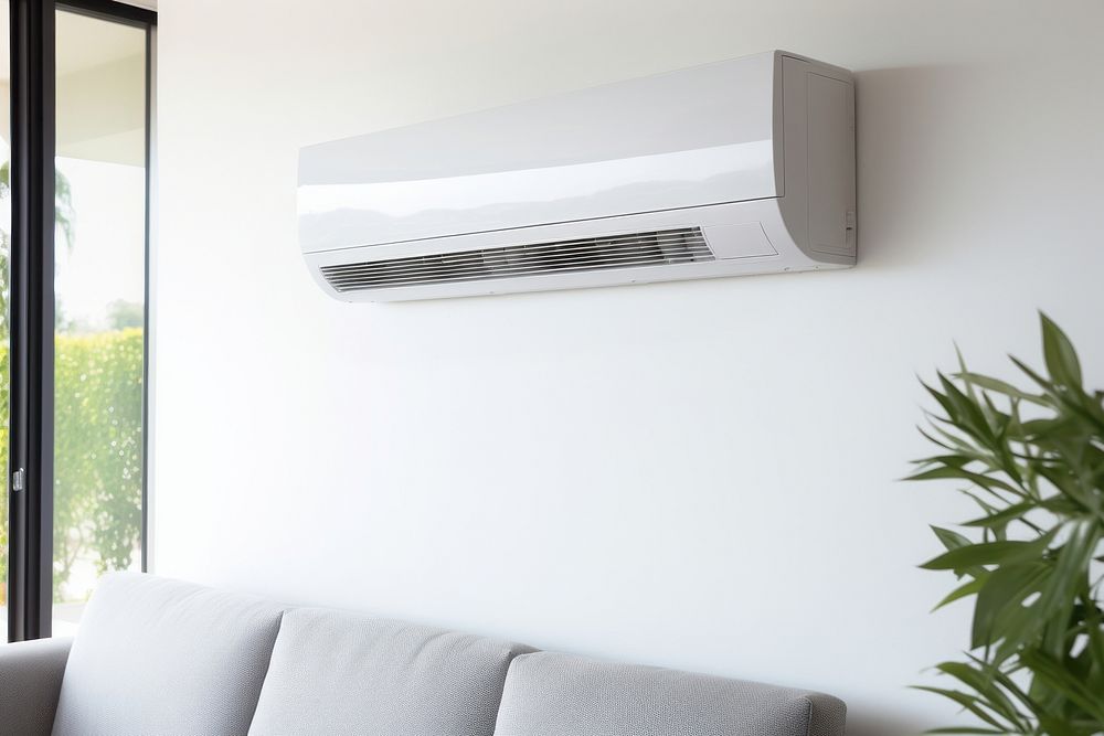 Air conditioner wall architecture technology. AI generated Image by rawpixel.