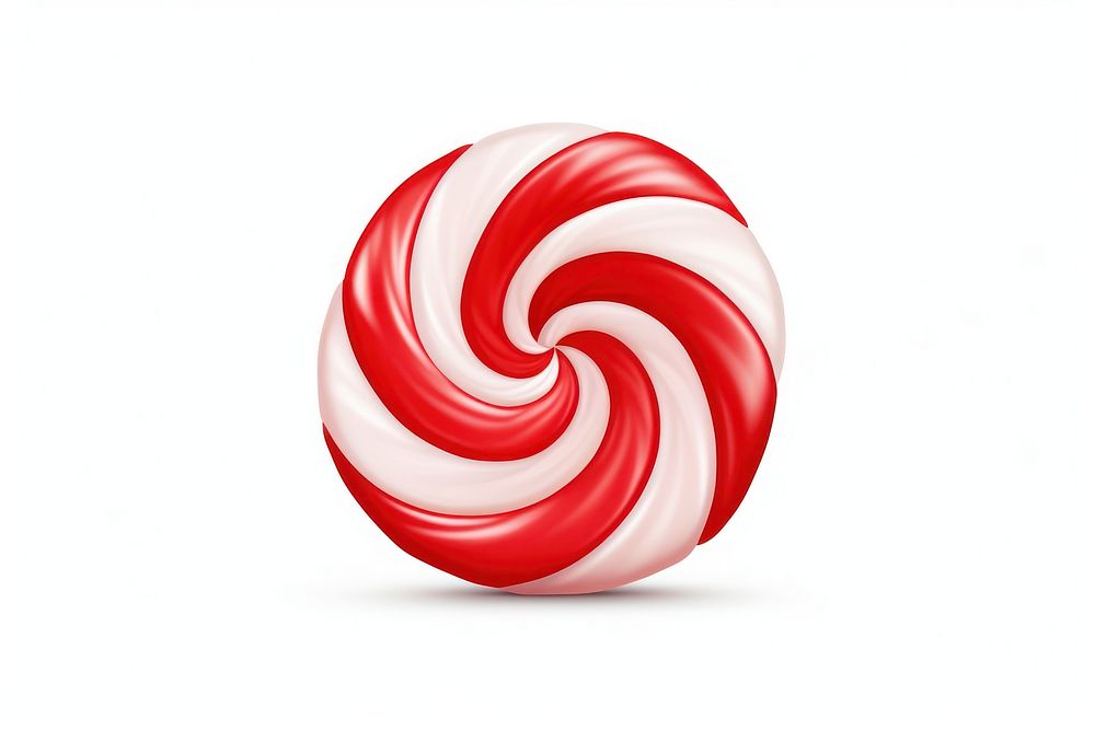 Candy cane illustration lollipop food white background. AI generated Image by rawpixel.