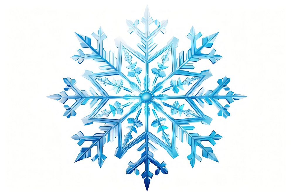 Snowflakes winter ice crystals white background creativity chandelier. AI generated Image by rawpixel.