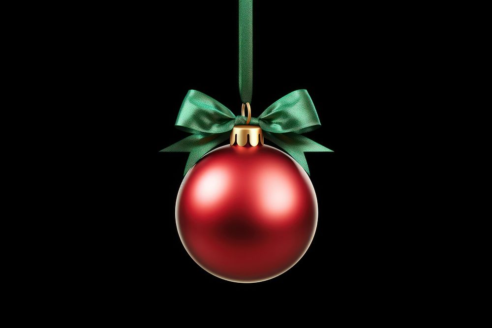 Christmas jewelry hanging bow. AI generated Image by rawpixel.