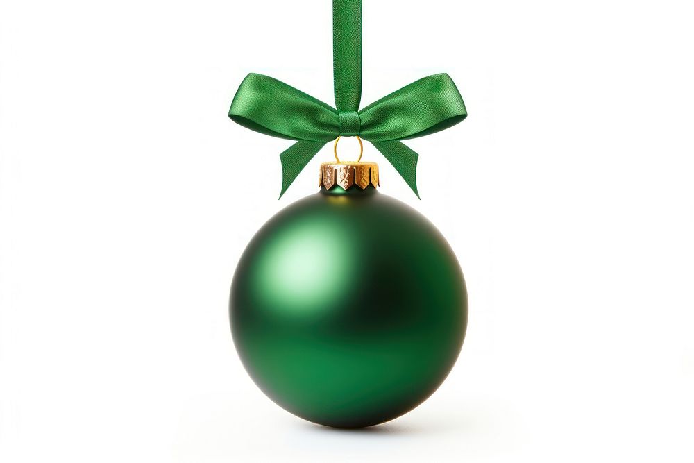Christmas ornament hanging green. AI generated Image by rawpixel.