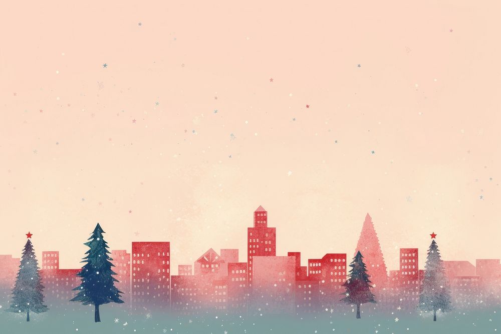 Christmas tree landscape outdoors winter. AI generated Image by rawpixel.