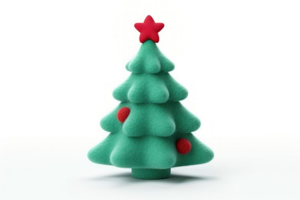 Christmas tree christmas toy white background. AI generated Image by rawpixel.
