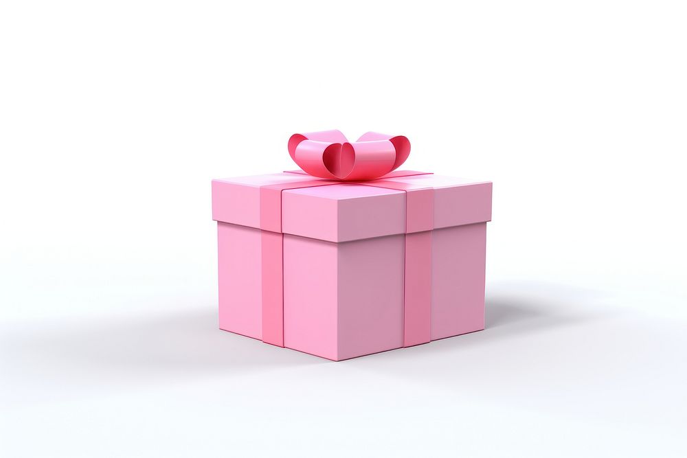Gift box plastic toy gift white background celebration. AI generated Image by rawpixel.