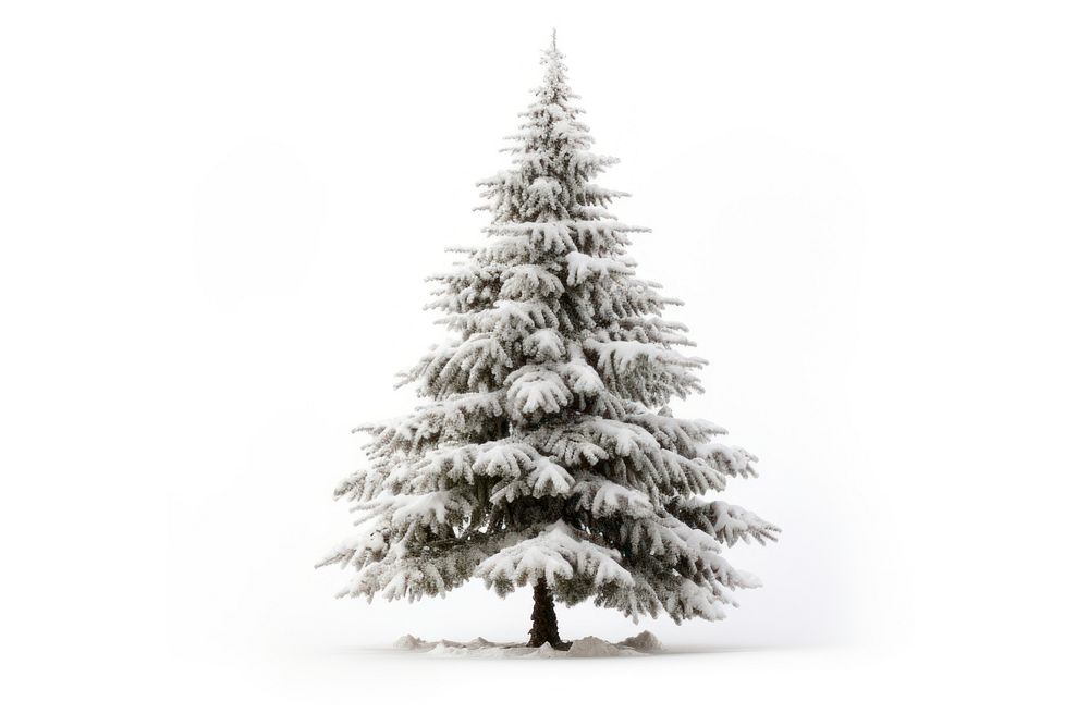 Christmas tree plant white fir. AI generated Image by rawpixel.