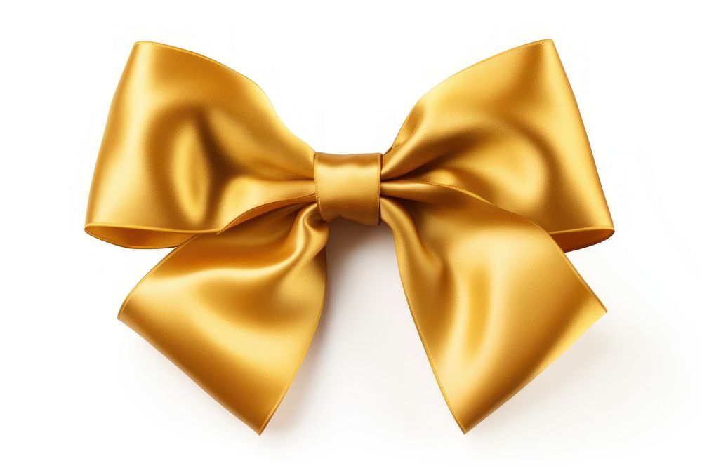 Gold bow backgrounds white background celebration. AI generated Image by rawpixel.