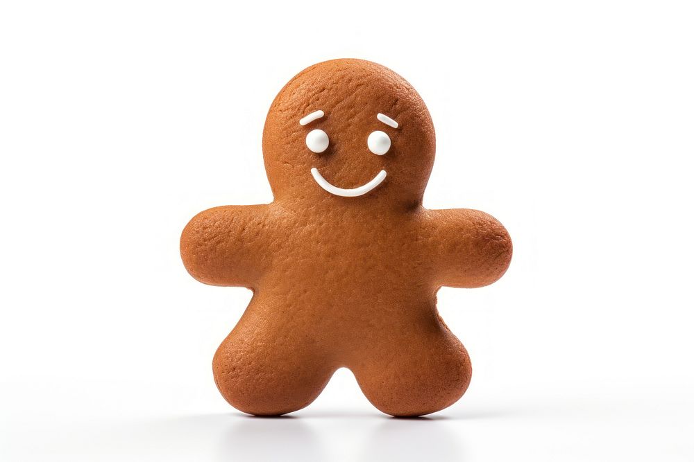 Ginger breadman gingerbread cookie food. AI generated Image by rawpixel.