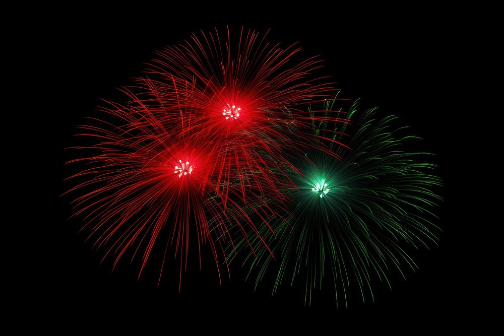 Fireworks night red black background. AI generated Image by rawpixel.